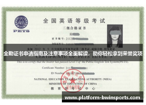 全勤证书申请指南及注意事项全面解读，助你轻松拿到荣誉奖项