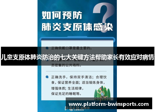 儿童支原体肺炎防治的七大关键方法帮助家长有效应对病情